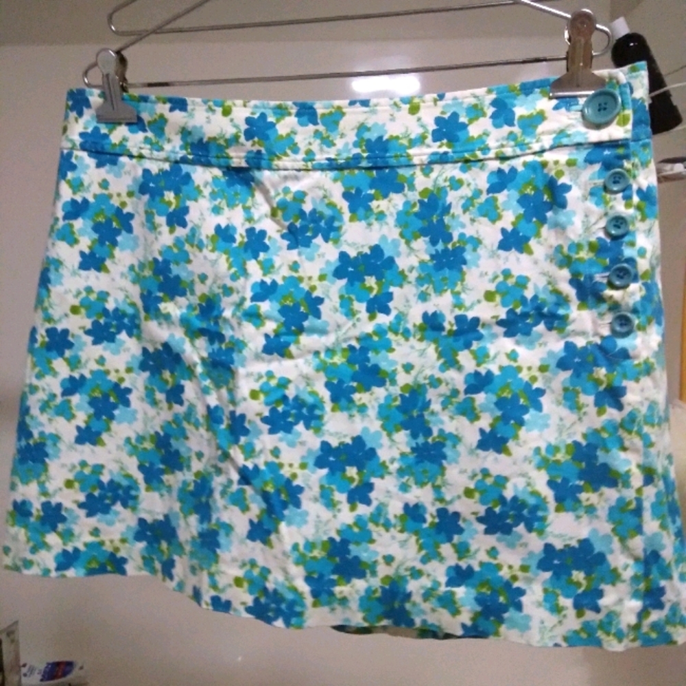 Anne Taylor Floral Skort  (14)